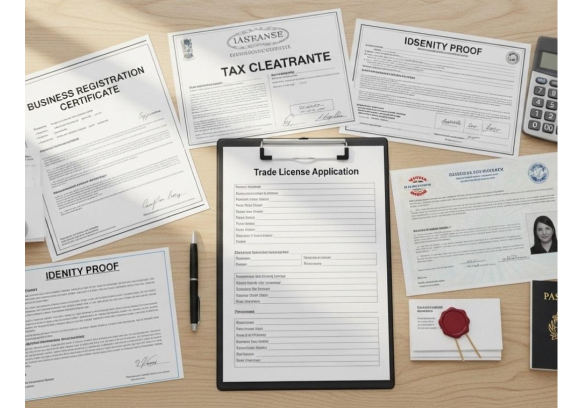 Company registration and licensing documents