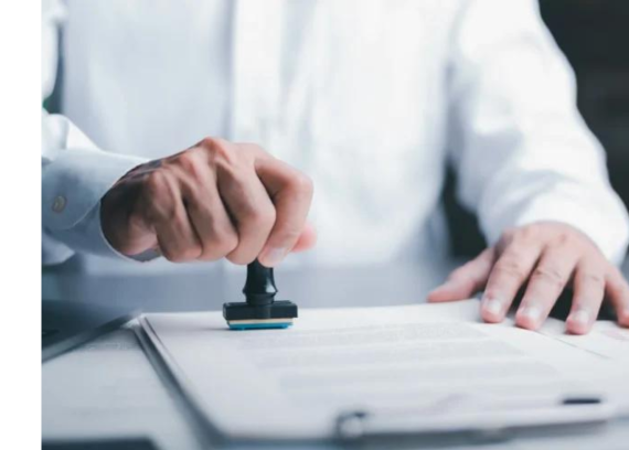 Notarizing a company formation document